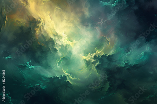 Ethereal painting background