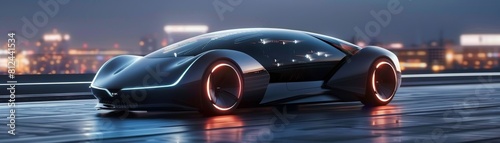 Designing a Blueprint for a Futuristic Electric Car in the Automotive Industry  © Media Srock