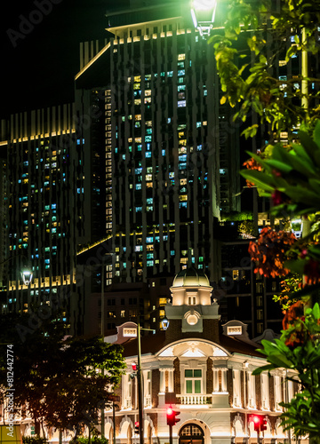 Photography city at night
