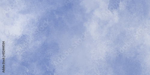 Natural and cloudy Blue and white colors clouds, polished and cloudy painted light blue clouds watercolor background, The summer is colorful clearing day Good weather with natural clouds.