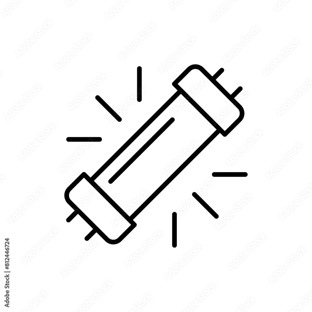 Led light outline icons, minimalist vector illustration ,simple transparent graphic element .Isolated on white background Led light outline icons, minimalist vector illustration ,simple transparent graphic element .Isolated on white background