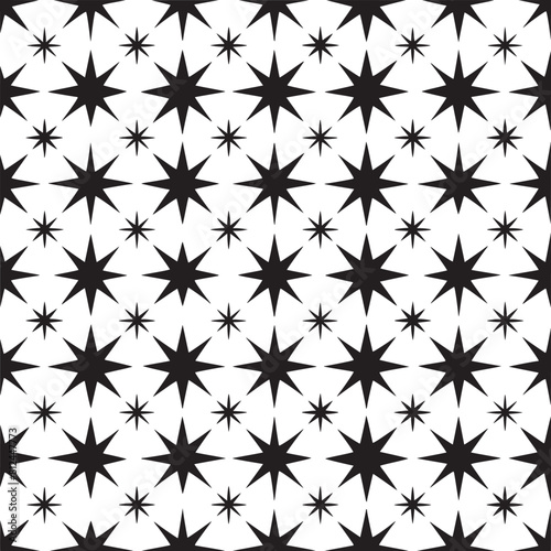 Pattern vector black and white