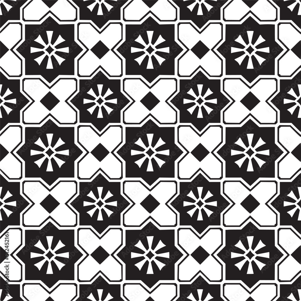 Pattern black and white vector Pattern black and white vector