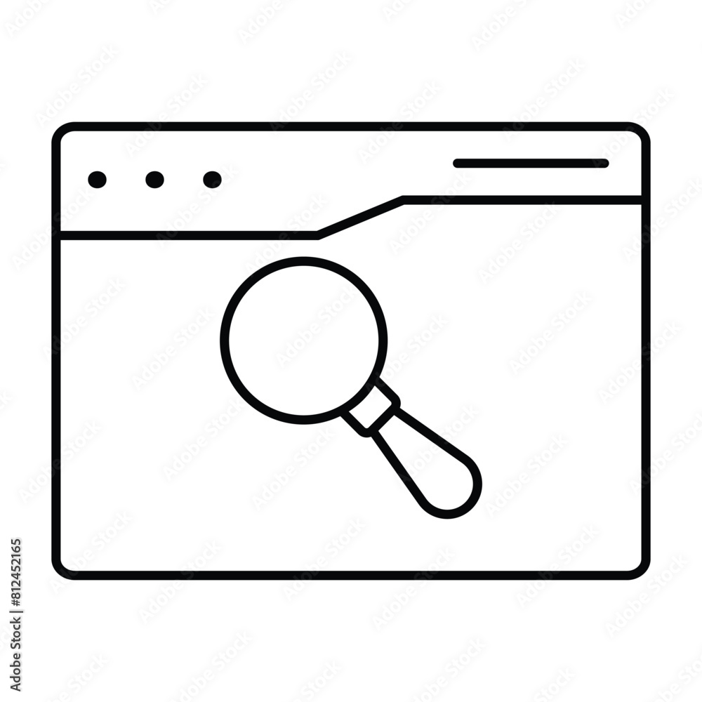 Search data line icon Search data line icon