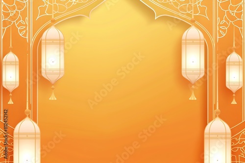 Pattern background for greeting the arrival of Ramadan day