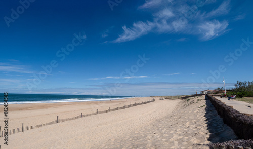 view of Hossegor beach, Nouvelle Aquitaine, France © Philipimage