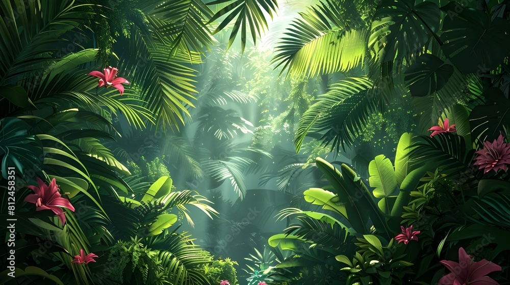 Fototapeta premium Stunning Natural Landscape Showcasing Scenic Beauty, Serene Wilderness, Majestic Views, and Tranquil Atmosphere