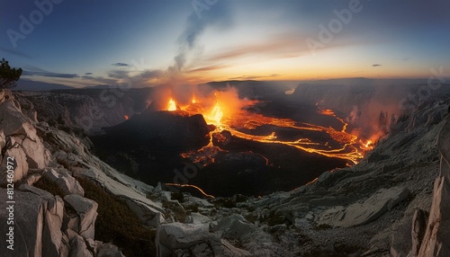 vast hellscape where fire is visible  beautiful and eerie landscapes sunset  sky  sunrise  landscape  nature  sun  mountain  clouds  mountains  cloud  desert  view  light 