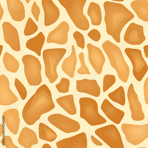 Giraffe skin seamless pattern, the beauty of design knows no bounds. Can be used as a variety of graphics resources