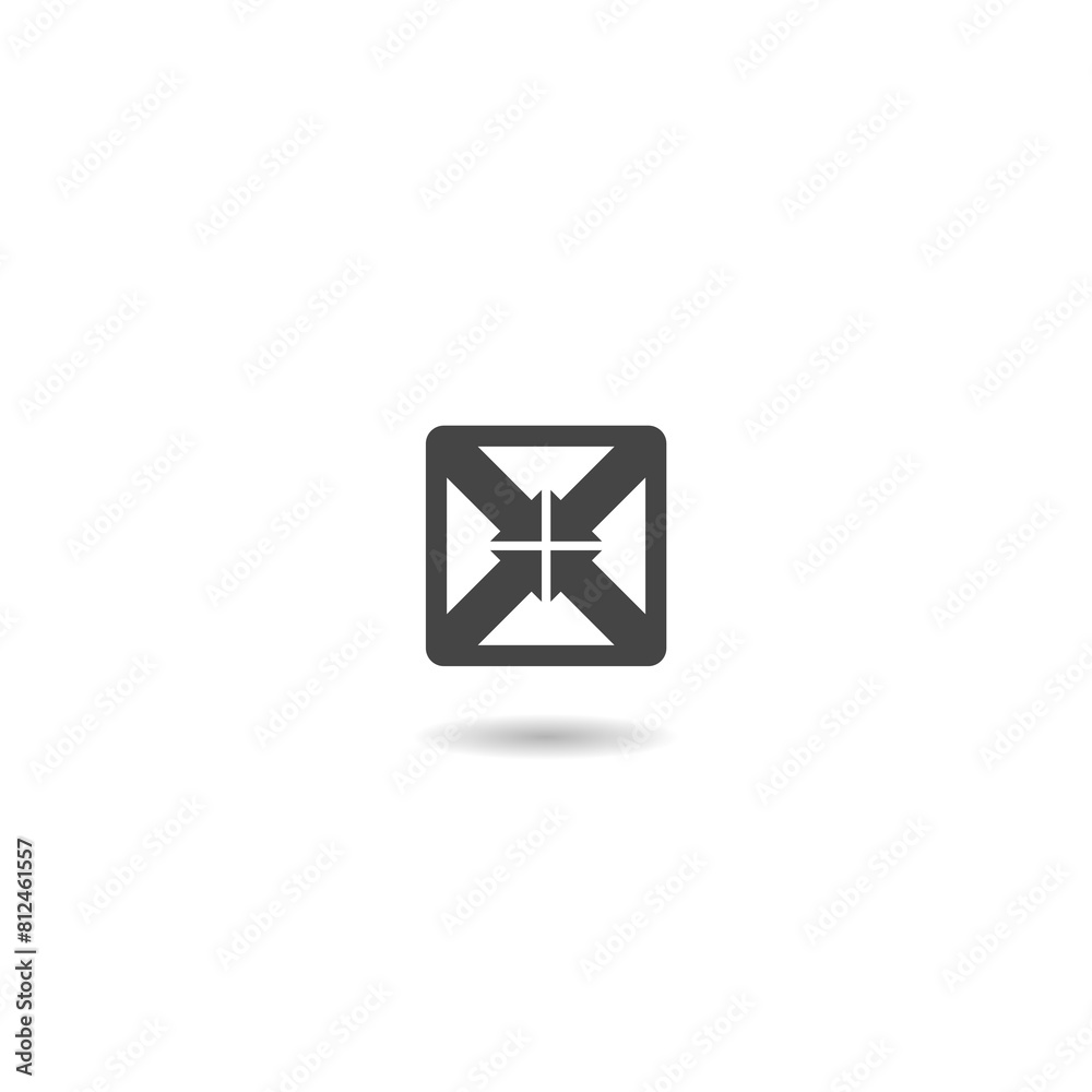 Full screen icon with shadow Full screen icon with shadow