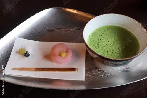 Matcha and Japanese sweets in Kanazawa, Japan