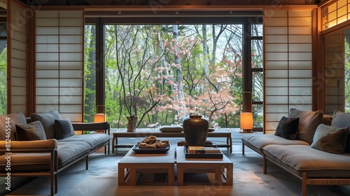Tranquil Japanese Tea House...