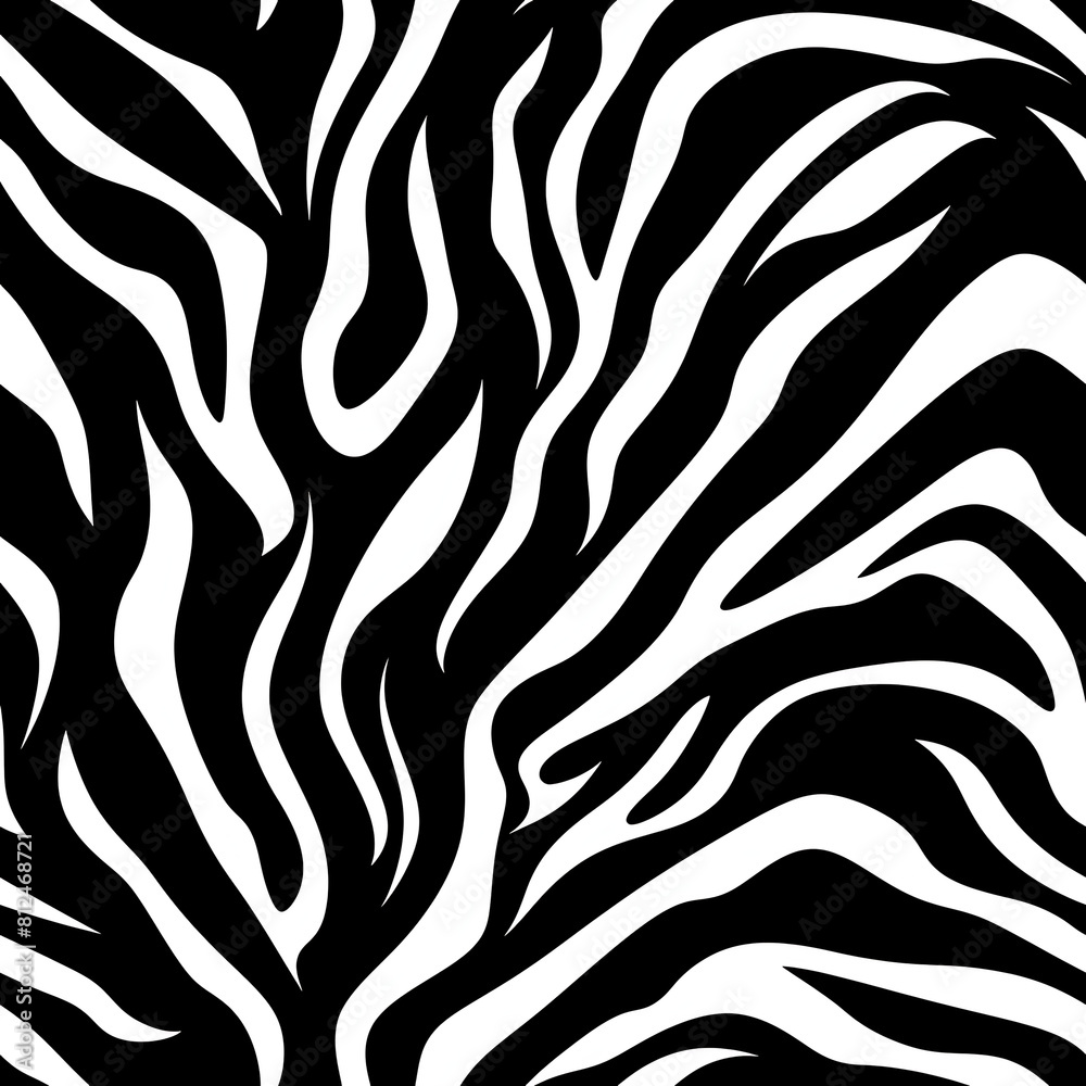 Zebra skin seamless pattern, the beauty of design knows no bounds. Can be used as a variety of graphics resources