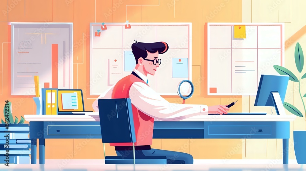 Credit Officer evaluating credit risk and building relationships with clients Credit Officer evaluating credit risk and building relationships with clients