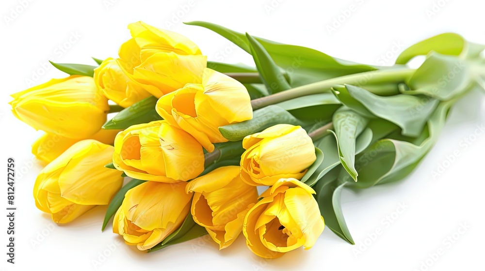 Yellow tulips , Tulip bouquet Yellow tulips , Tulip bouquet