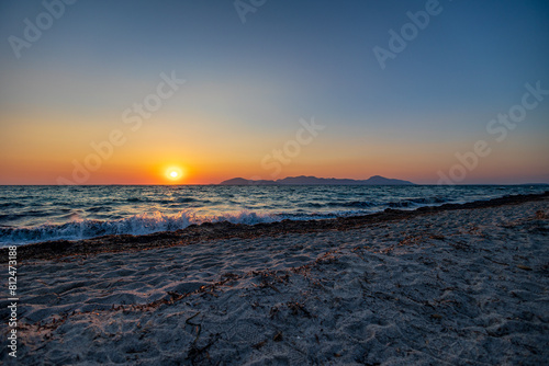 sunset at the beach in kos © zakaz86