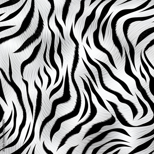 White tiger skin seamless pattern  the beauty of design knows no bounds. Can be used as a variety of graphics resources