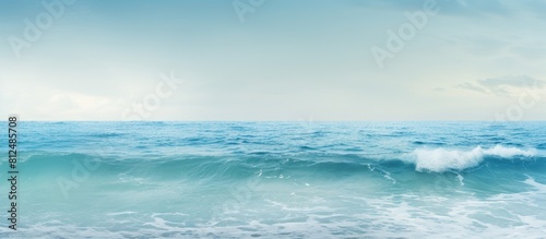 A sea background with a blur effect leaving room for a copy space image © HN Works