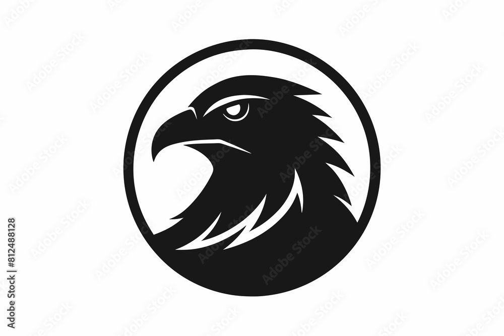 Fototapeta premium eagle head illustration