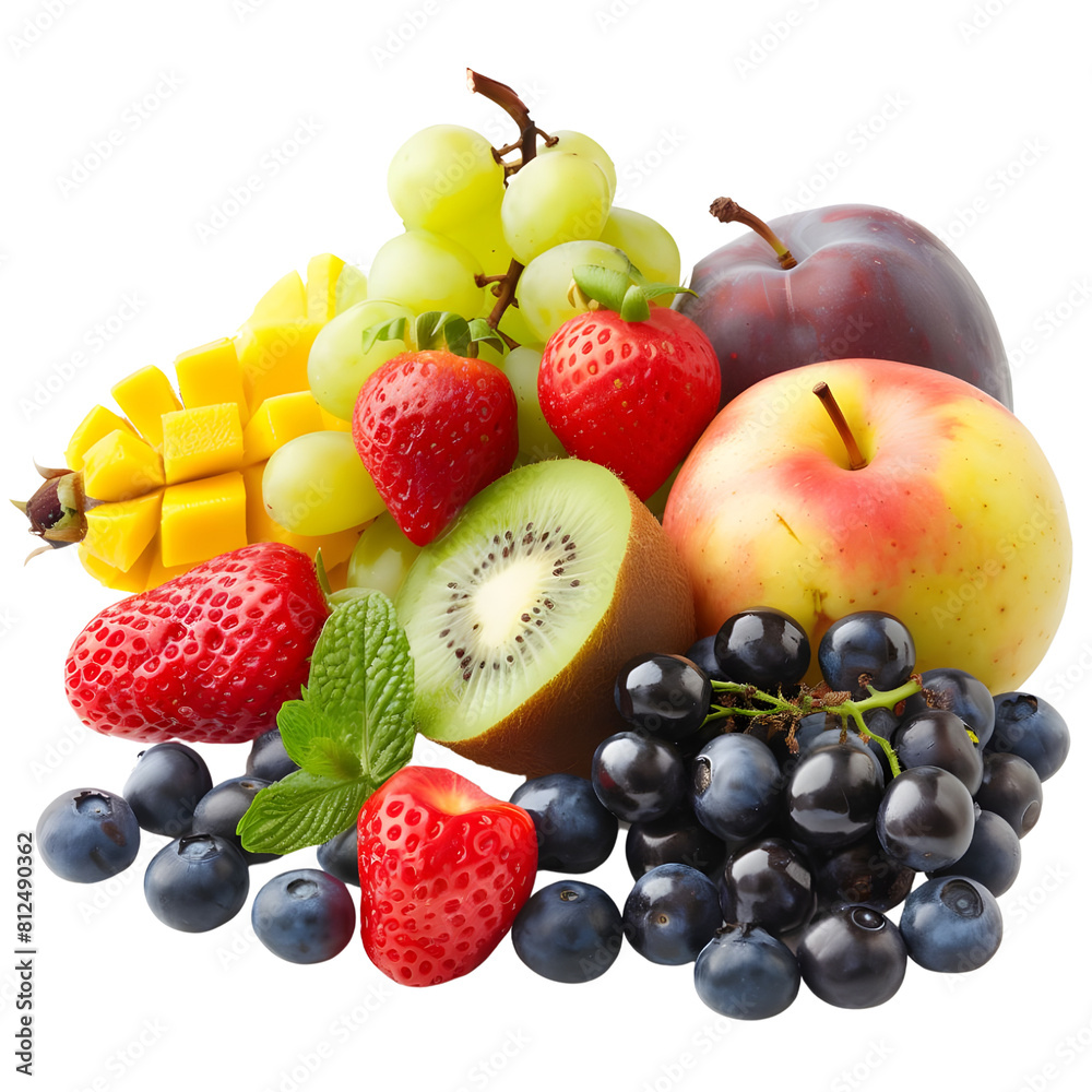 fruits on transparent png background fruits on transparent png background