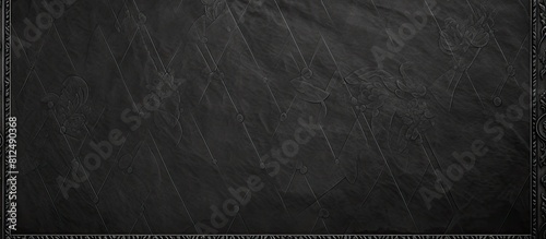 A chalkboard with a Bavarian diamond pattern devoid of any writing or images 54 characters. Creative banner. Copyspace image photo