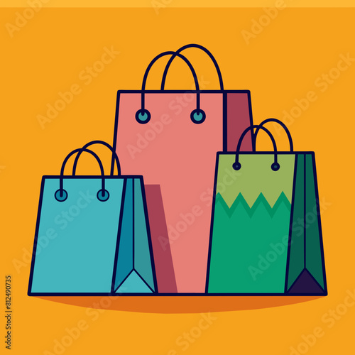 colorful shopping bags
