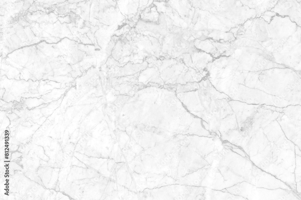 White marble texture with natural pattern for background or design artwork.