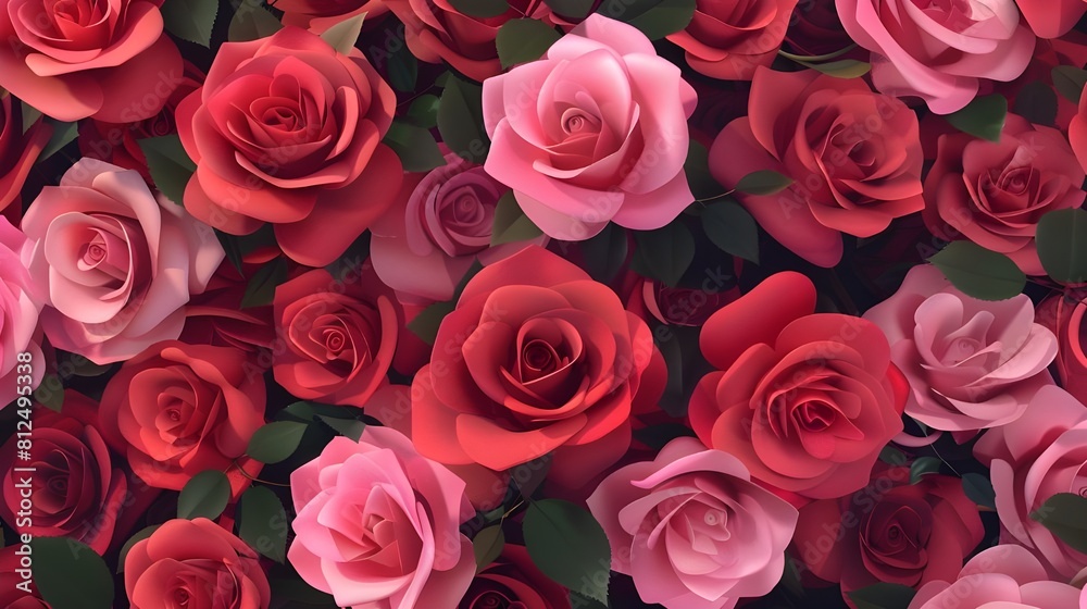 Obraz premium Floral seamless pattern