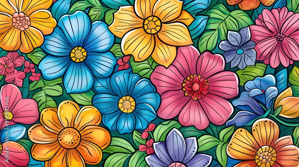 Floral seamless pattern Floral seamless pattern