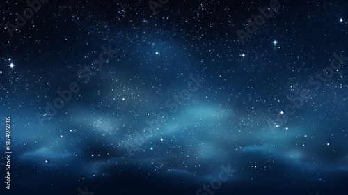 Night sky with stars  featuring a blank space in the center  perfect for astrological themes or night event promotions