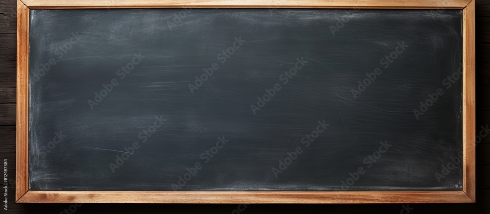 A chalkboard with copy space image is commonly used in school education for teaching and learning purposes