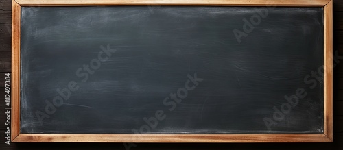Obraz na płótnie A chalkboard with copy space image is commonly used in school education for teaching and learning purposes w salonie