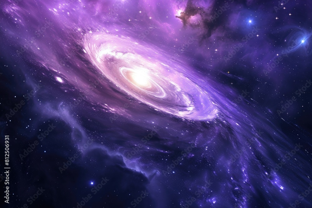 Radiant universe with colorful astronomy display Radiant universe with colorful astronomy display