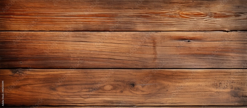 Fototapeta premium A vintage wooden board serves as a textured or background copy space image