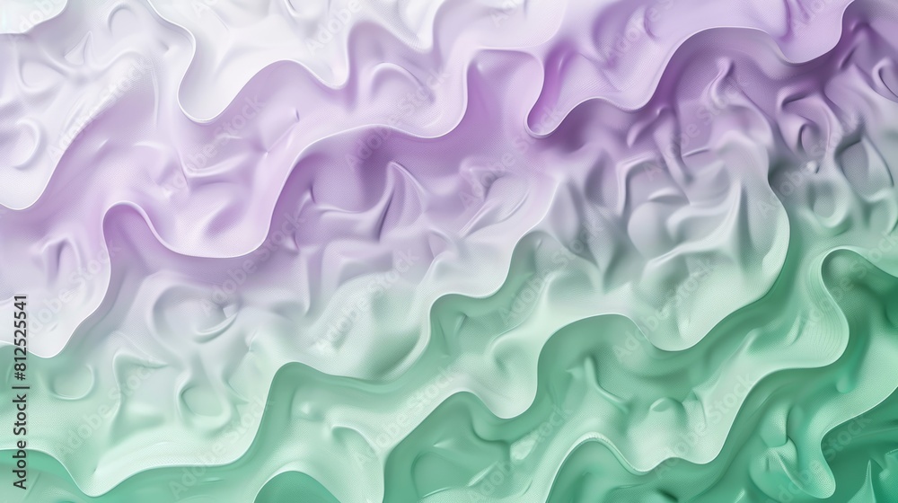 Fototapeta premium Abstract gradient pattern in shades of lavender and mint green