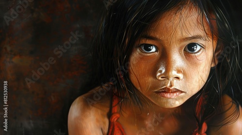 A Small Filipino Girl and Sorrow