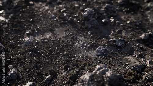 Black Soil Cut Out in 8K: Realistic Lighting

 photo