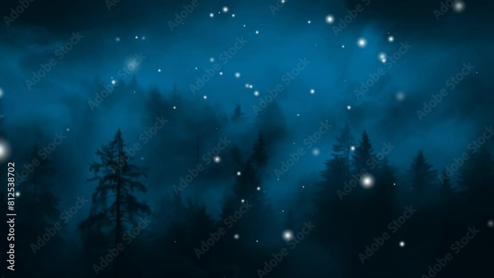 snow particle neon light effect green screen background