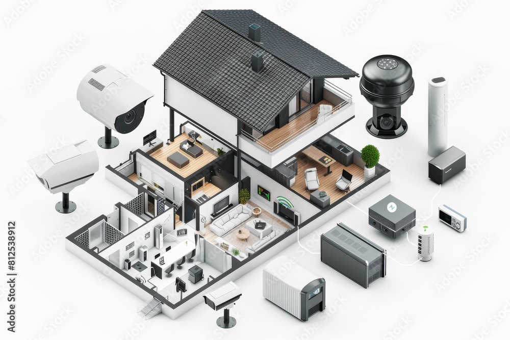 Upgrade your home's security with a smart system that includes a wireless, high-definition camera with audiovisual and alarm features. Upgrade your home's security with a smart system that includes a wireless, high-definition camera with audiovisual and alarm features.