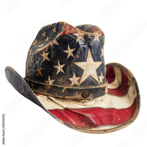 Transparent of American hat