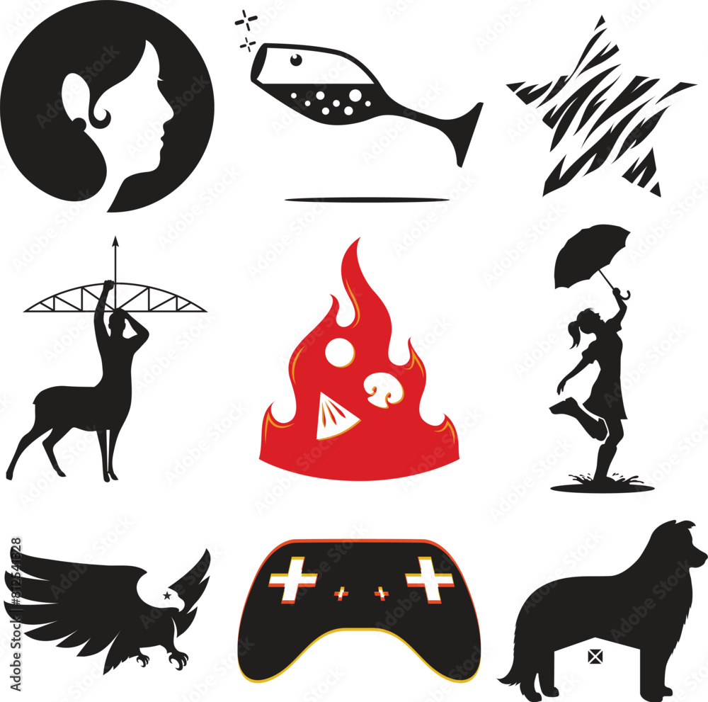 Single color characters and symbols vol 6 Single color characters and symbols vol 6