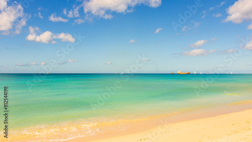 Barbados Island s Sandy Paradise Beach  Caribbean Island