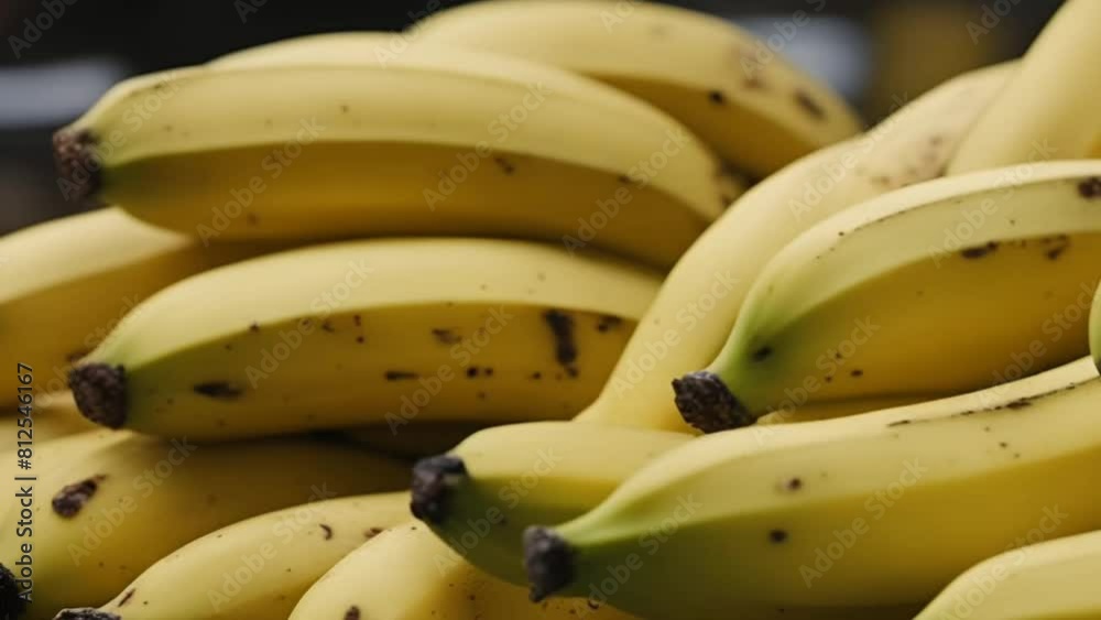 Buy fresh yellow bananas at the store. Close up concept of selection, buy fruit Buy fresh yellow bananas at the store. Close up concept of selection, buy fruit