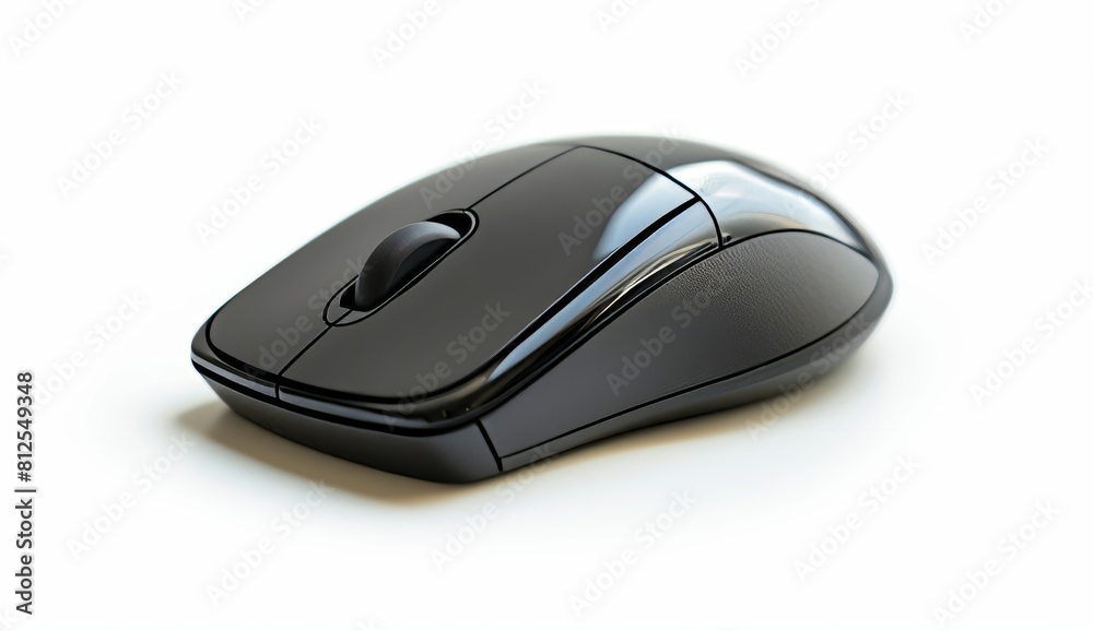 computer wireless mouse isolated on a white background computer wireless mouse isolated on a white background