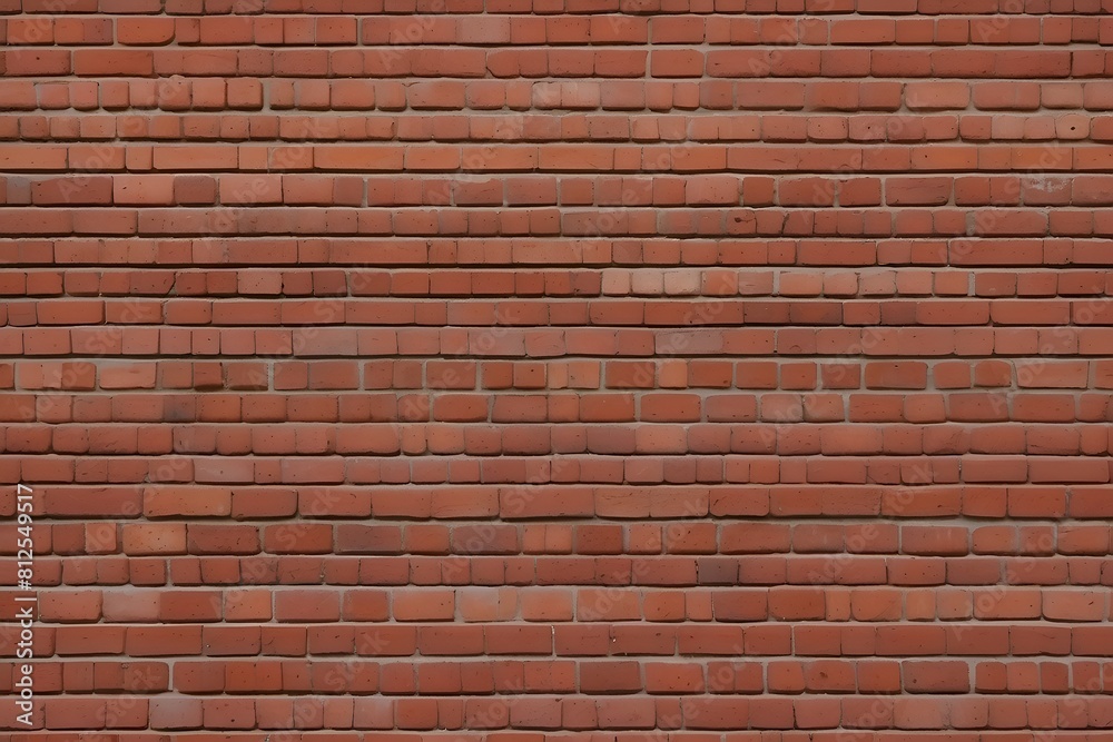 Obraz premium Seamless pattern red brick wall background
