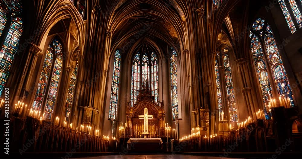 Generative AI: Majestic Cathedral Interiors Generative AI: Majestic Cathedral Interiors