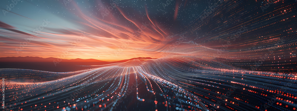 Futuristic Data Streams: Visualizing Tomorrow's Networks