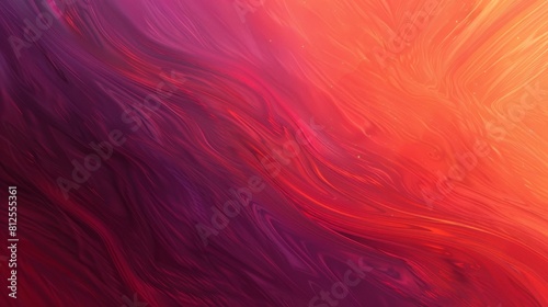 Bold gradient background in shades of fiery red and deep purple