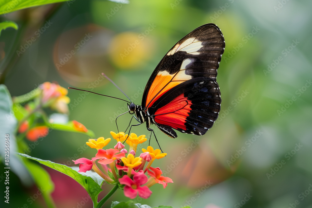 Butterfly on flower during the day Butterfly on flower during the day