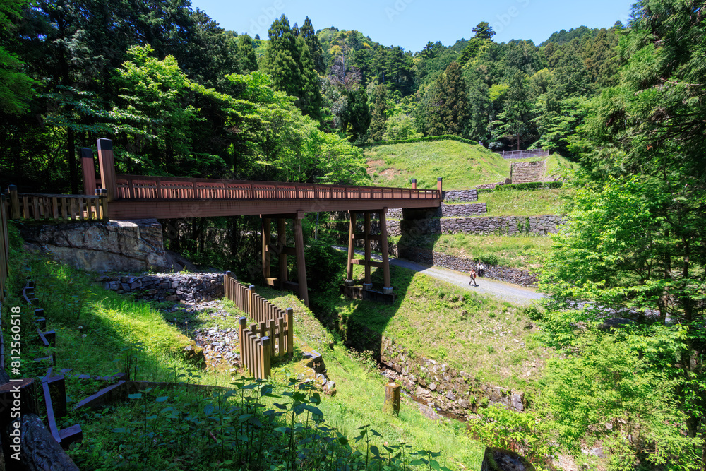 御主殿に至る橋と新緑の林。
日本国東京都八王子市、八王子城跡にて。
2024年5月撮影。
Bridge leading to the Goshuden main palace and fresh green forest.
御主殿に至る橋と新緑の林。
日本国東京都八王子市、八王子城跡にて。
2024年5月撮影。
Bridge leading to the Goshuden main palace and fresh green forest.
